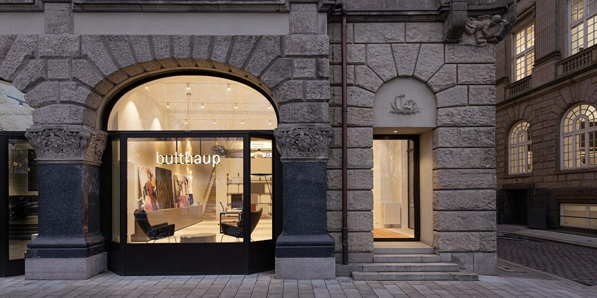 Showroom des bulthaup Leadshops in Hamburg, am ballindamm